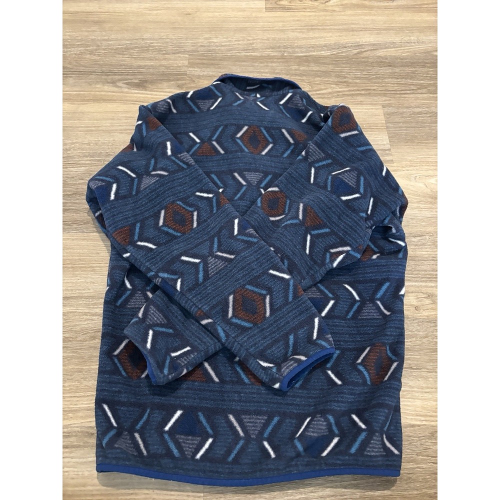 Patagonia Aztec Synchilla Snap-T Pullover Fleece Jacket Men's Small Pattern - Picture 2 of 4